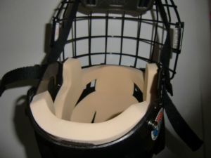 Brand new child's CCM hockey helmet with cage - HECC certified